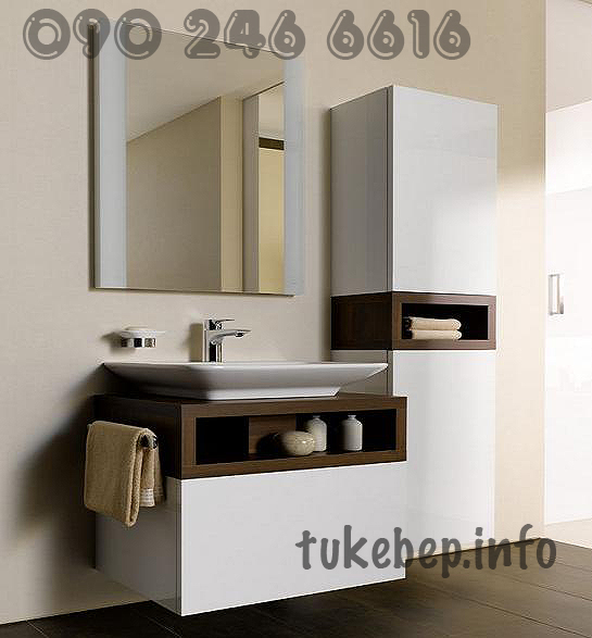 tủ lavabo gỗ 023